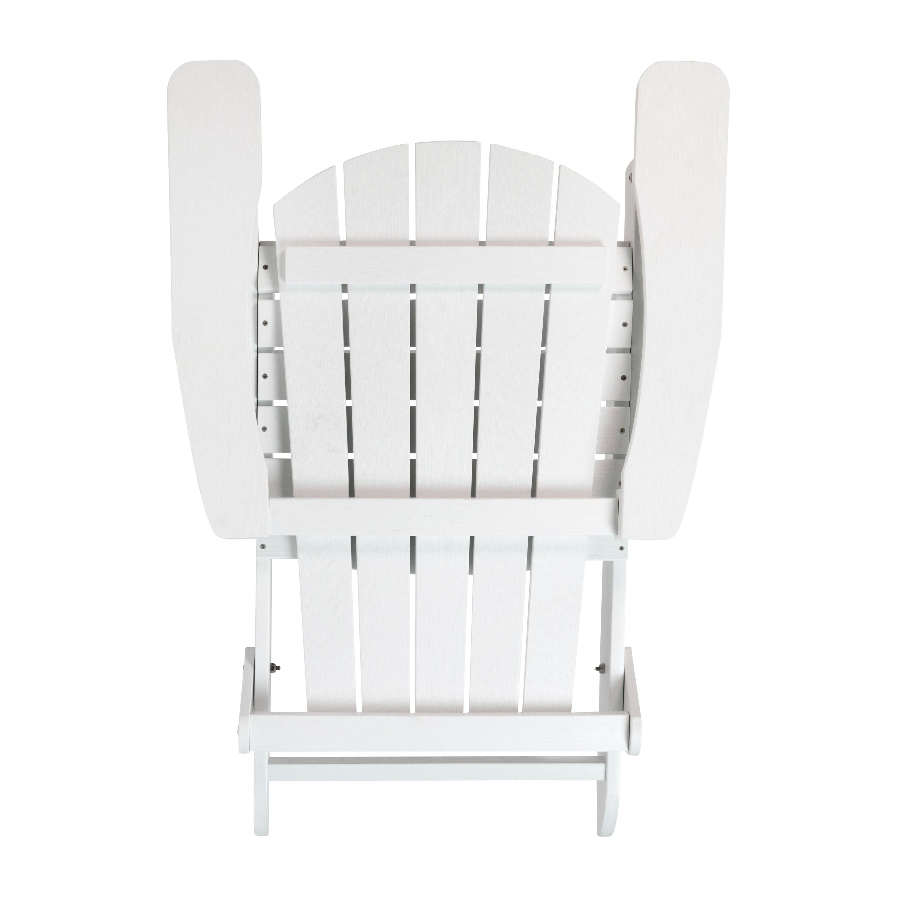 Folding Adirondack Chair | All-Weather Poly Resin - River City Play Systems