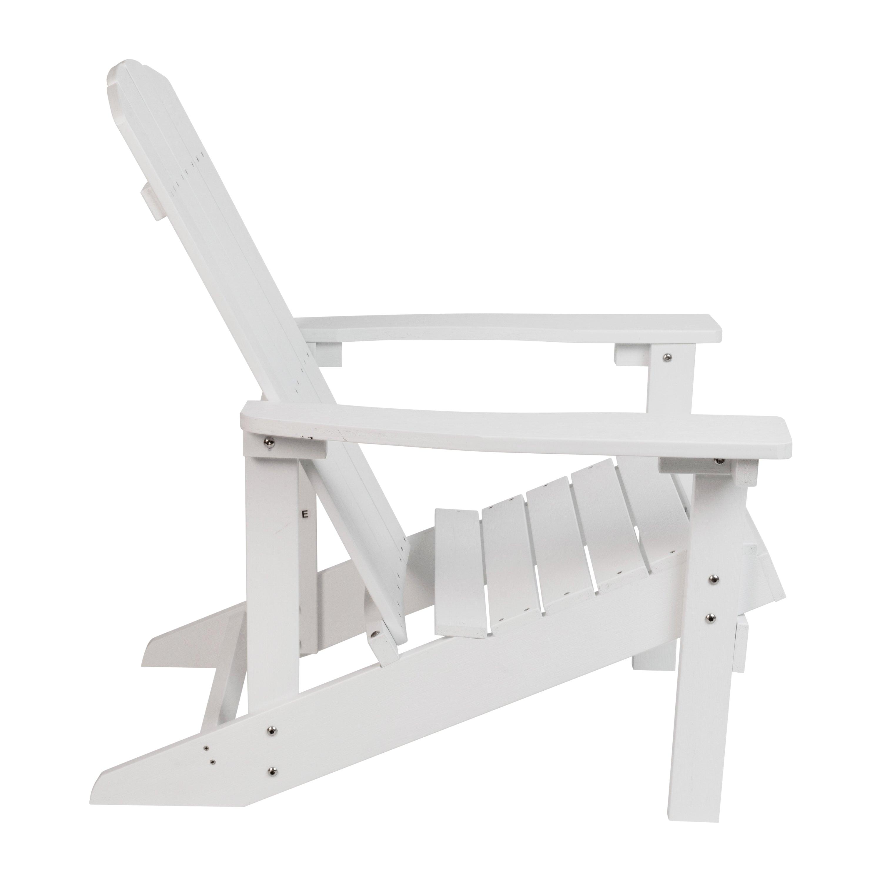 All-Weather Poly Resin Wood Adirondack Chair - River City Play Systems