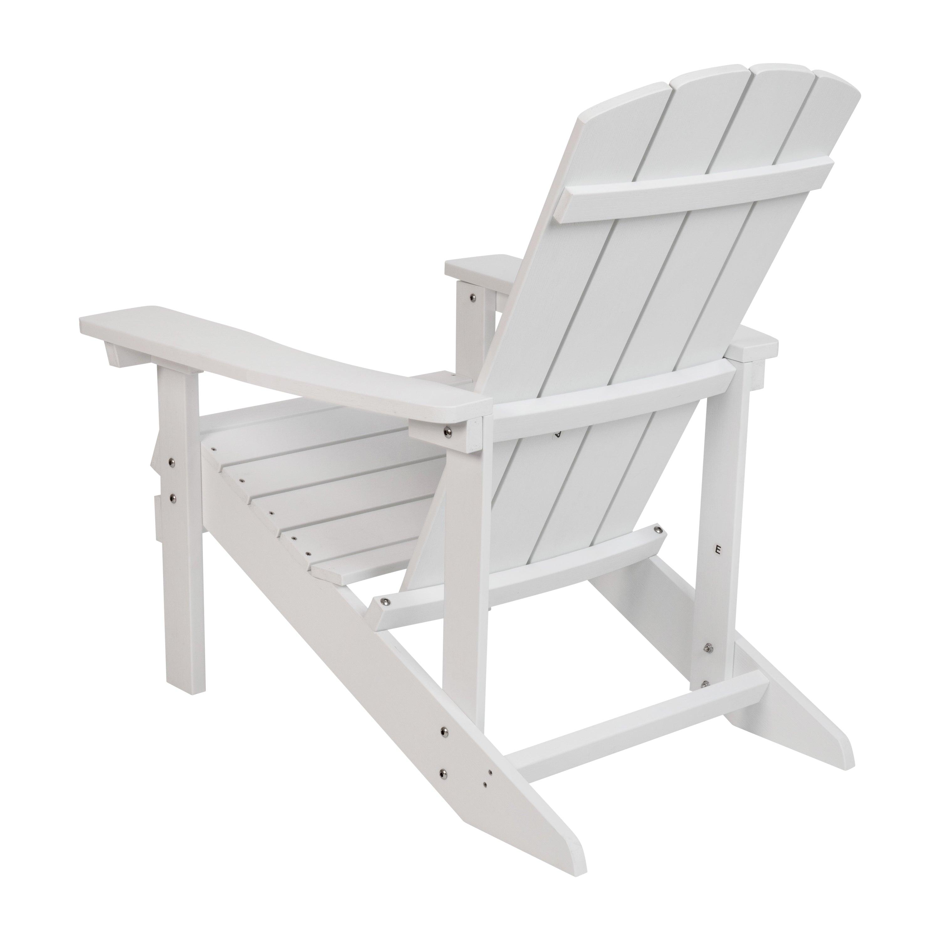 All-Weather Poly Resin Wood Adirondack Chair - River City Play Systems