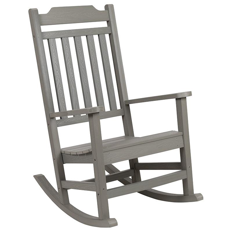 All-Weather Poly Resin Rocking Chair - River City Play Systems