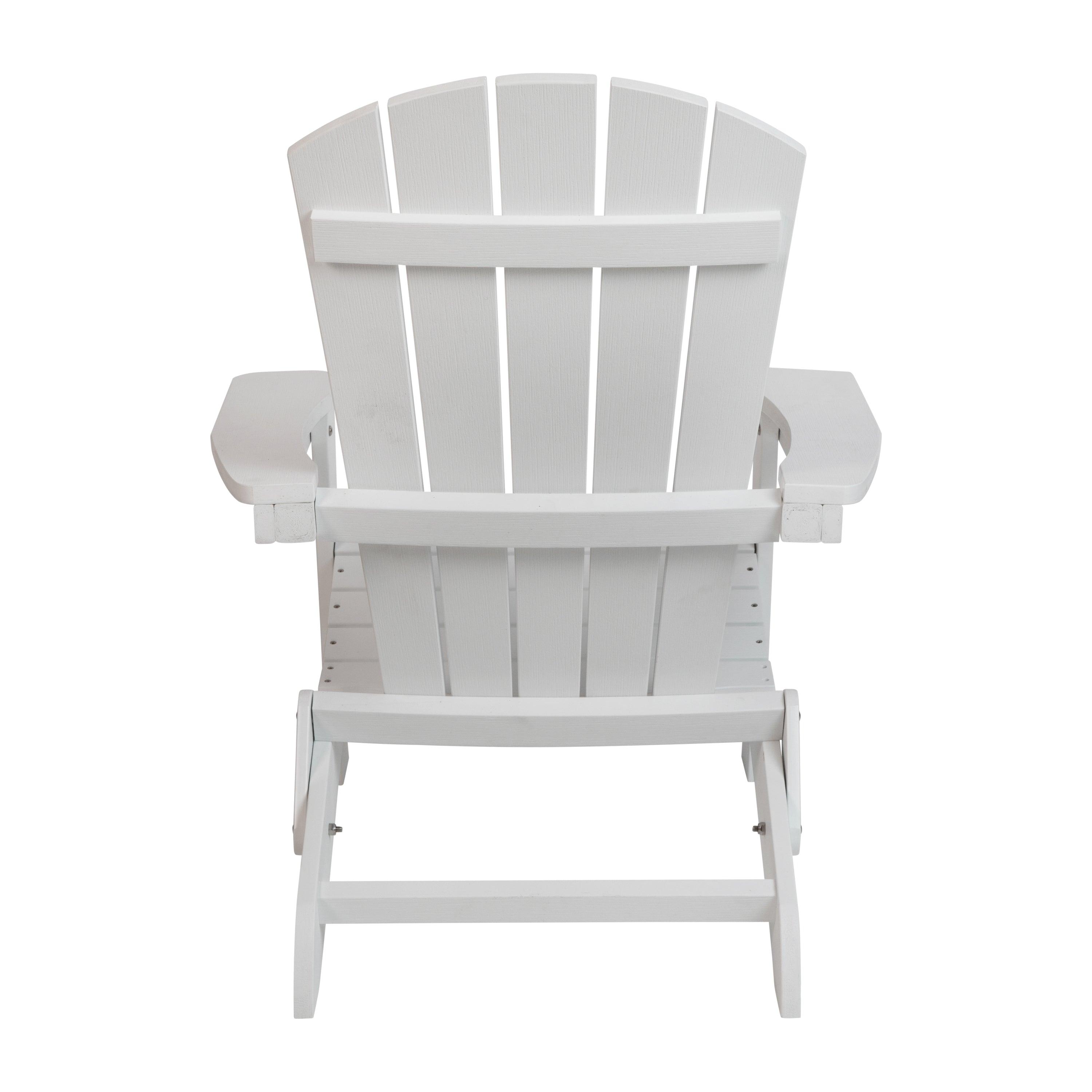 Folding Adirondack Chair | All-Weather Poly Resin - River City Play Systems