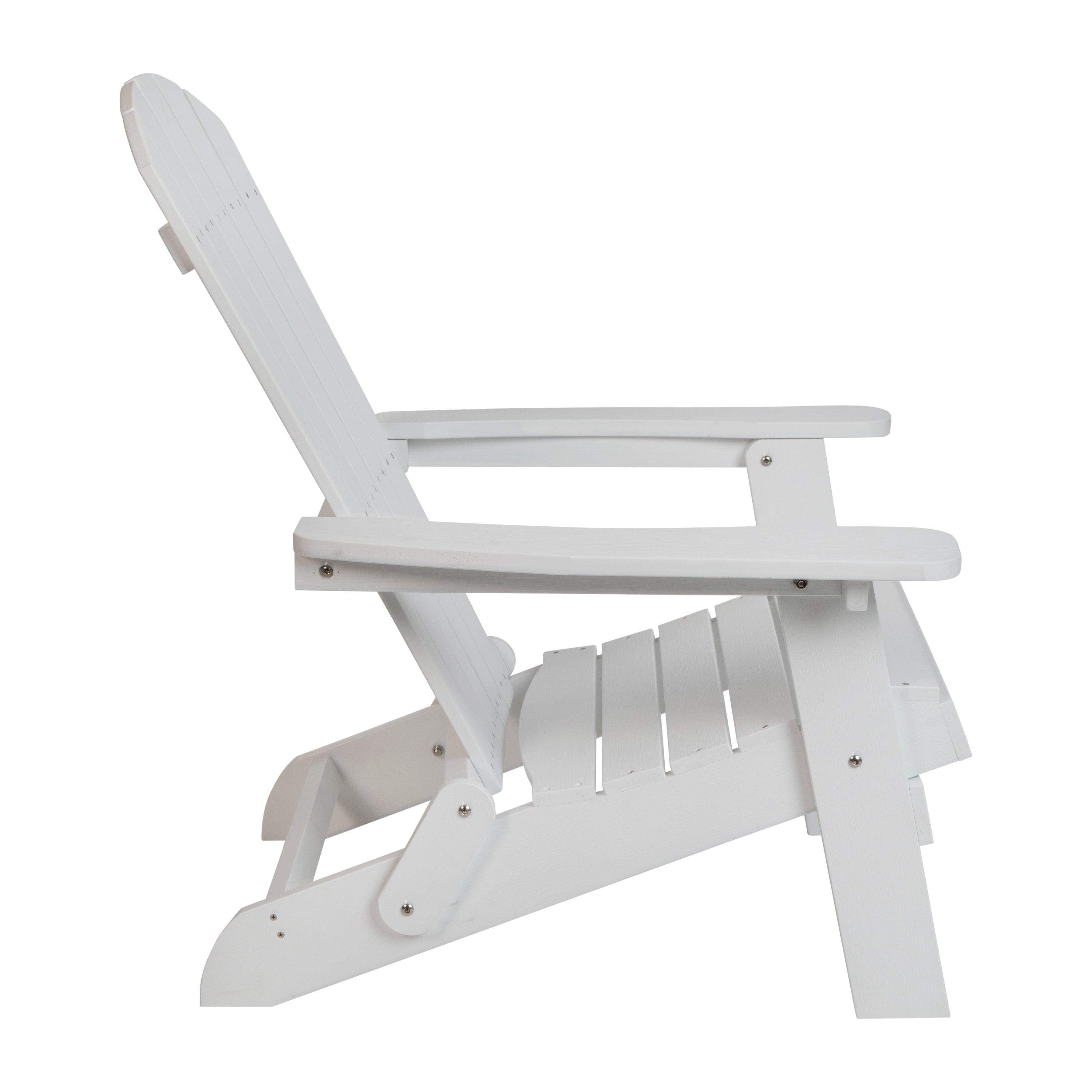 Folding Adirondack Chair | All-Weather Poly Resin - River City Play Systems