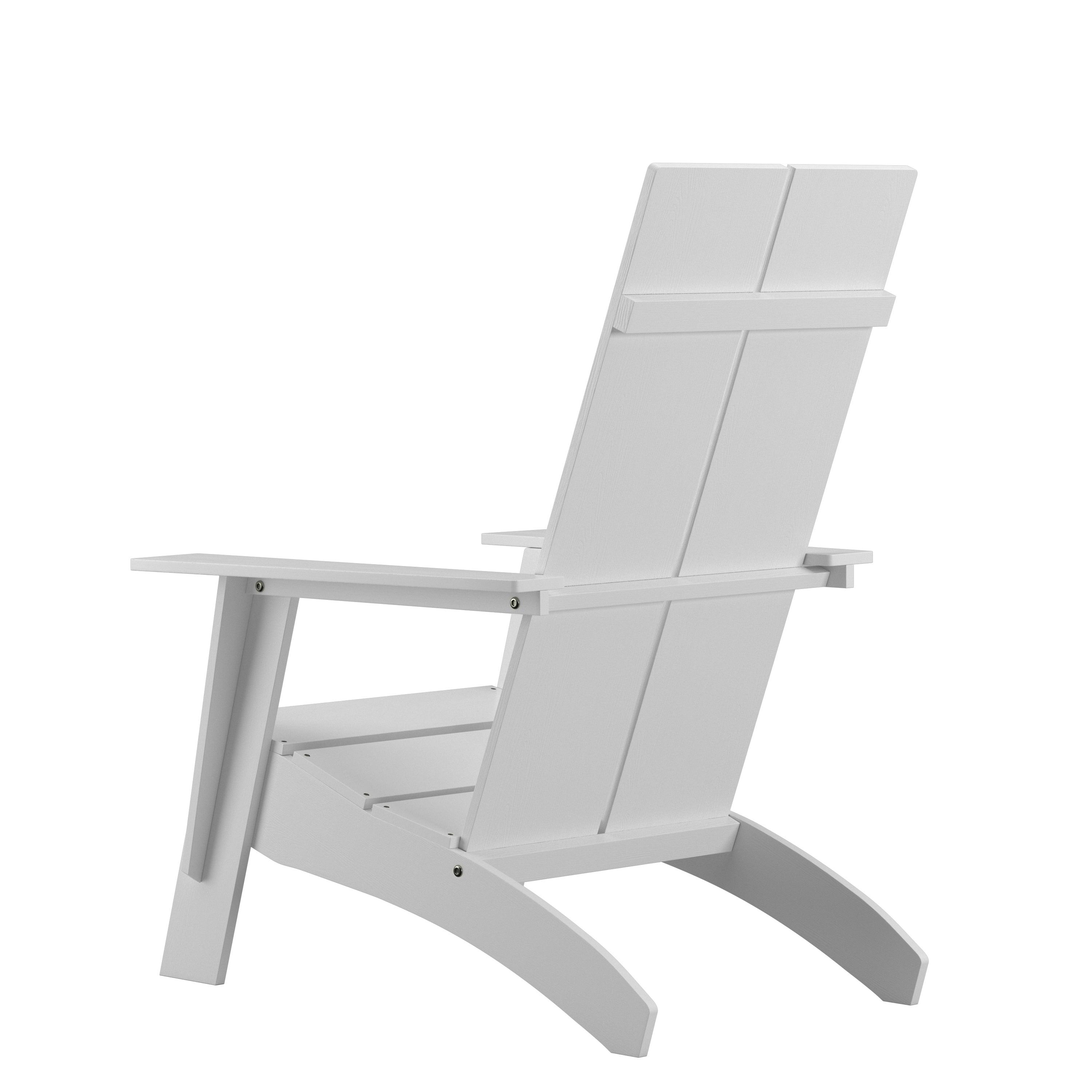 Modern Poly Wood Adirondack Chair - River City Play Systems