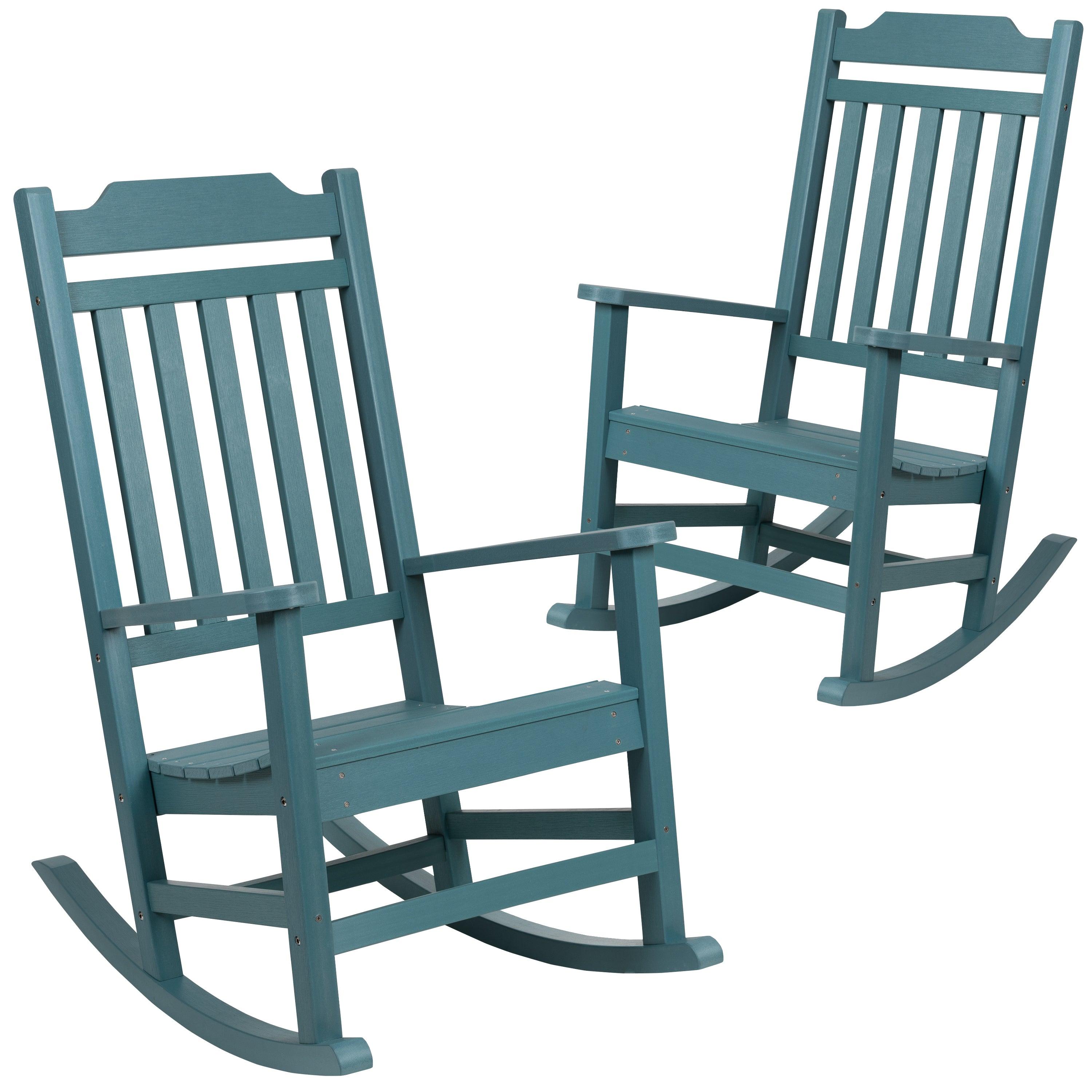 All-Weather Poly Resin Rocking Chairs | Set of 2 - River City Play Systems