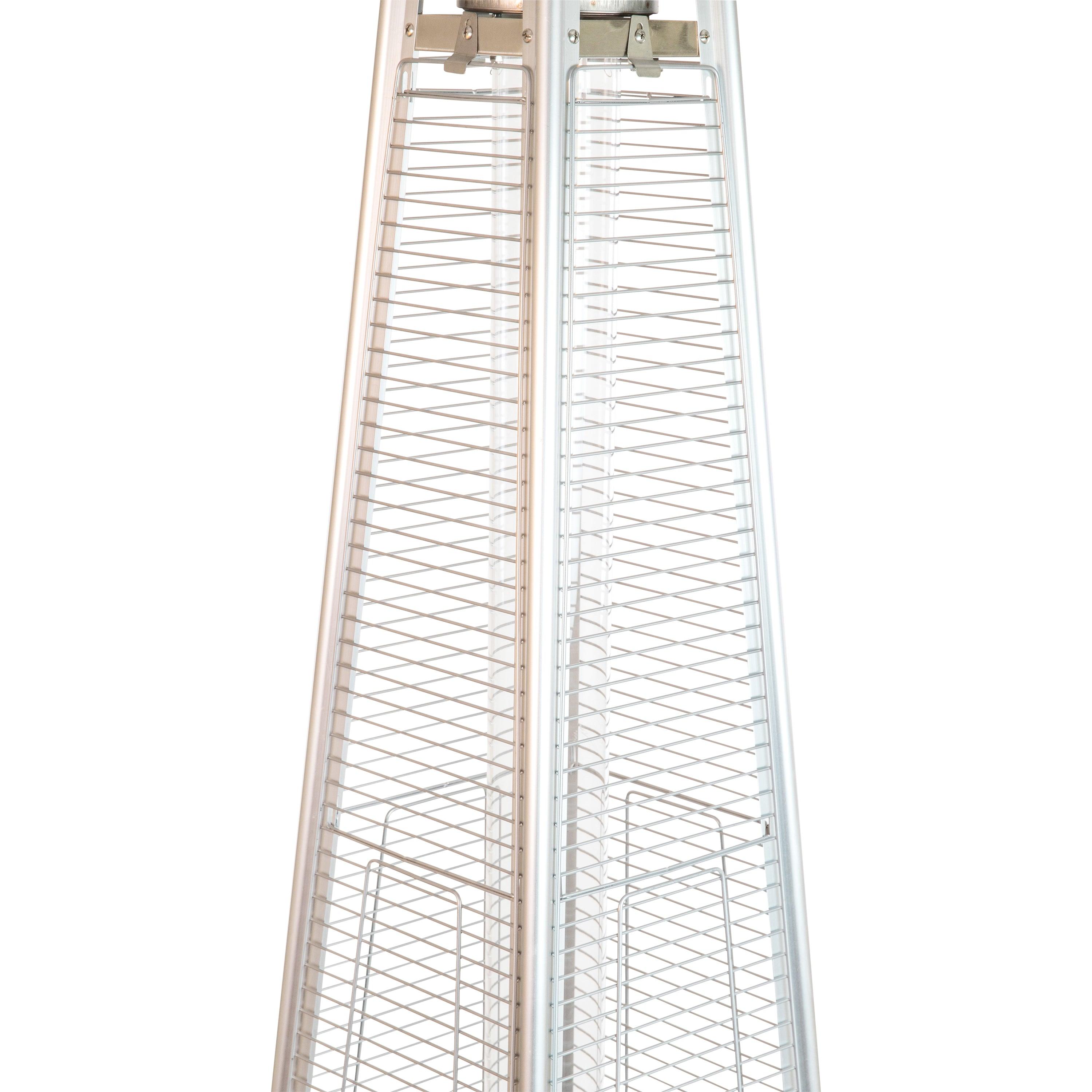 Patio Outdoor Heater | Stainless Steel Pyramid | 42,000 BTU Propane Heater - River City Play Systems