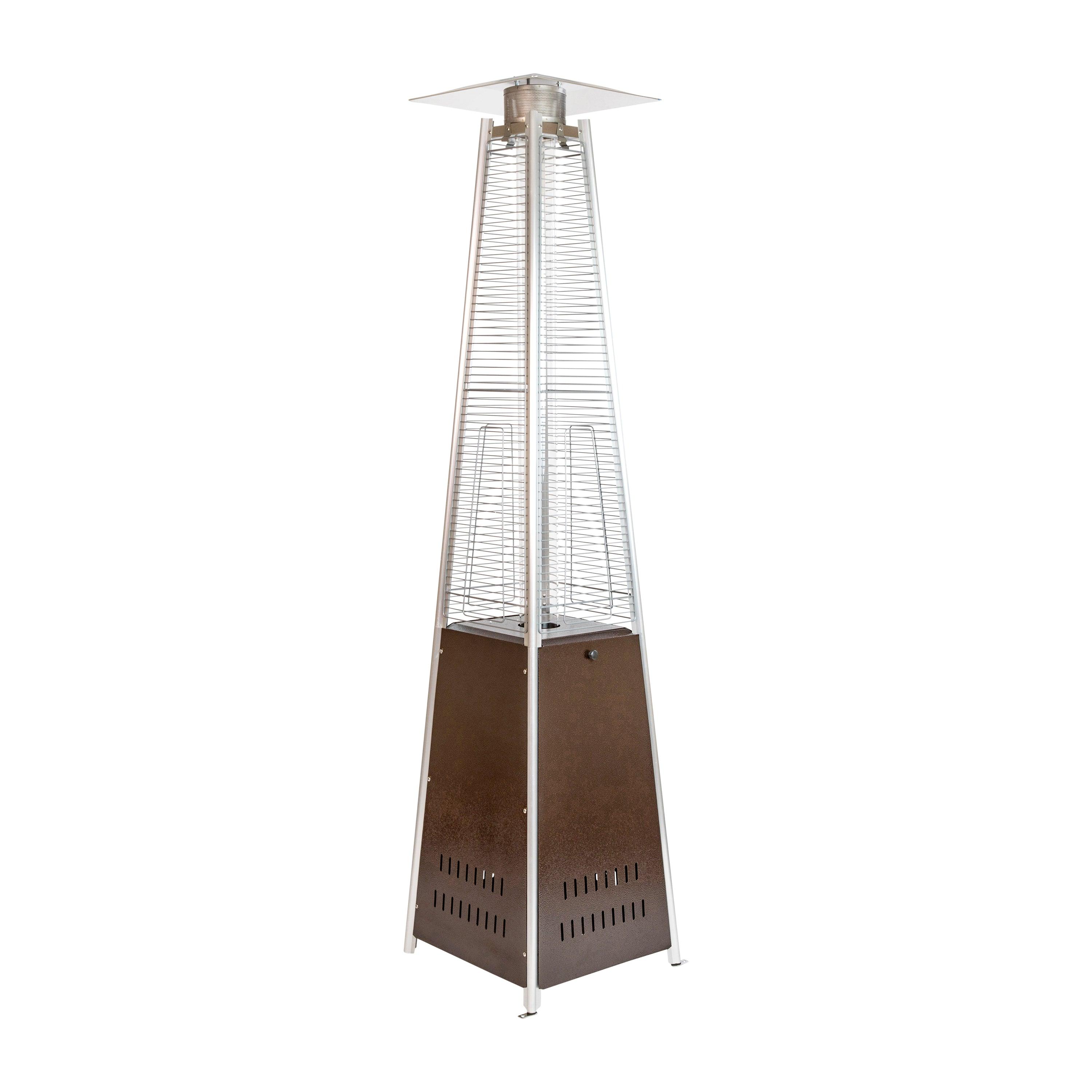 Patio Outdoor Heater | Stainless Steel Pyramid | 42,000 BTU Propane Heater - River City Play Systems