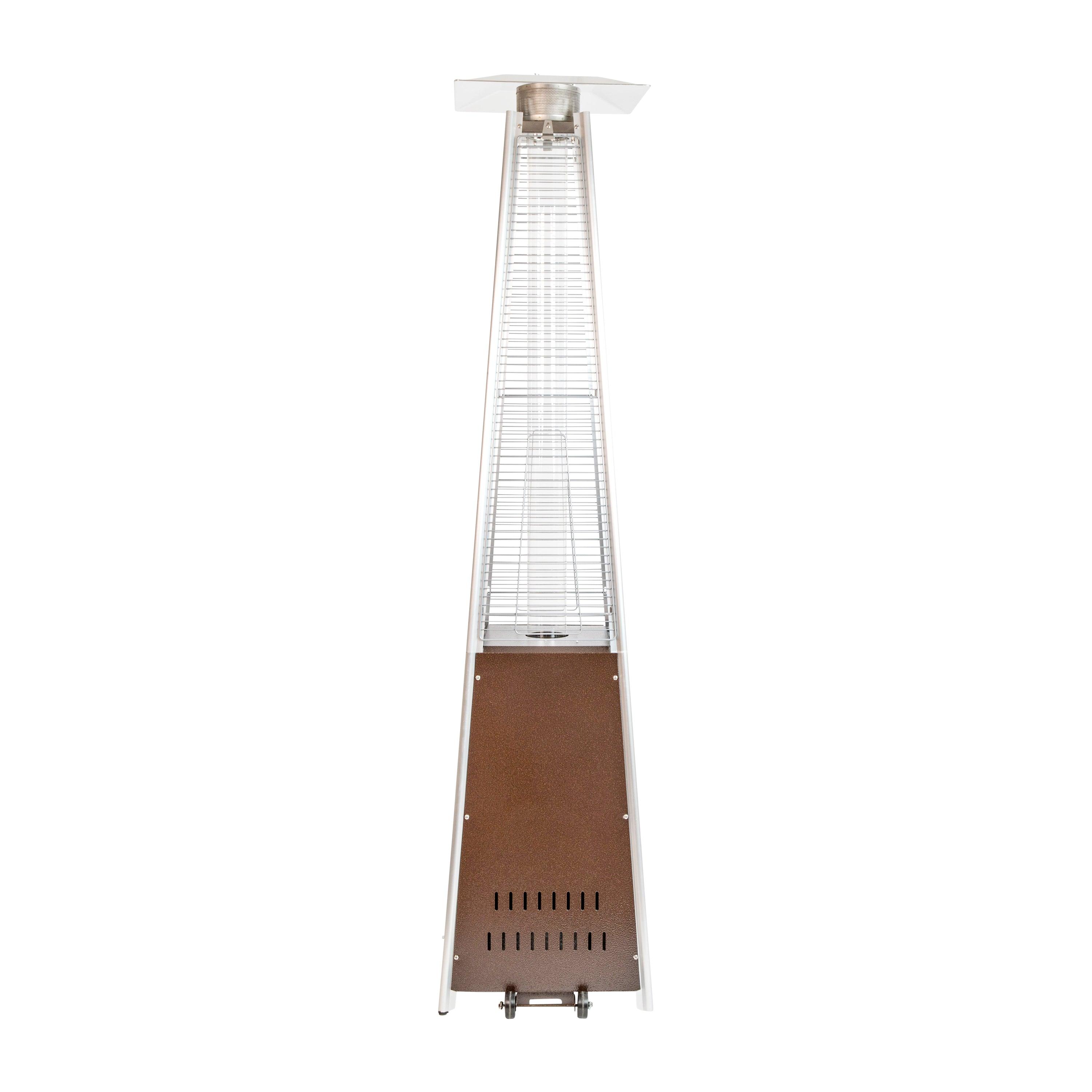 Patio Outdoor Heater | Stainless Steel Pyramid | 42,000 BTU Propane Heater - River City Play Systems