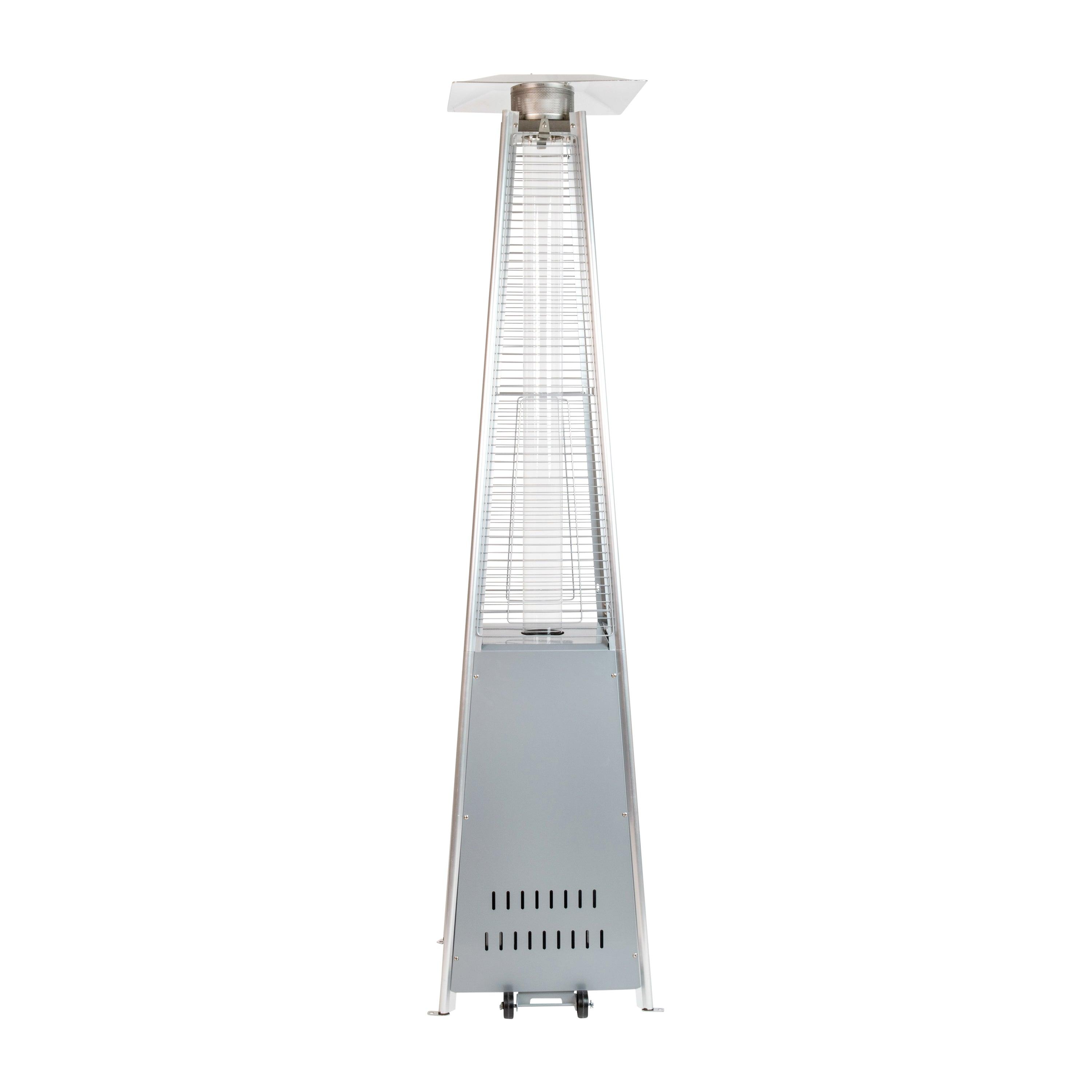 Patio Outdoor Heater | Stainless Steel Pyramid | 42,000 BTU Propane Heater - River City Play Systems