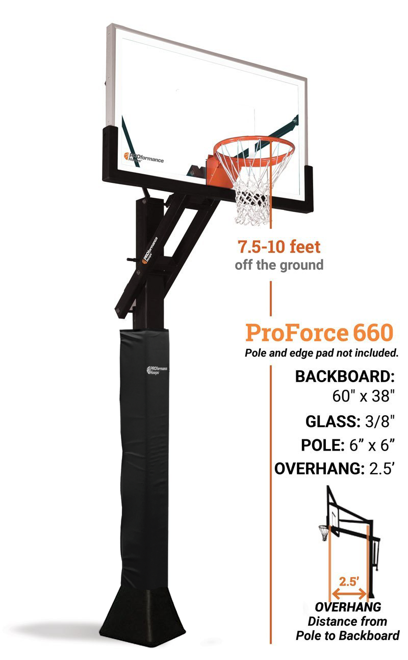 basketball hoops proformance hoops proforce adjustable height
